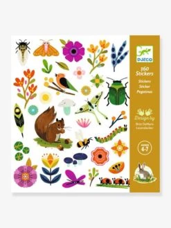 Jouets et Rêves Soldes 2025 54 160 Stickers Jardin DJECO Orange - Djeco