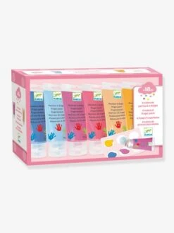 6 Tubes De Peinture à Doigts DJECO Rose - Djeco