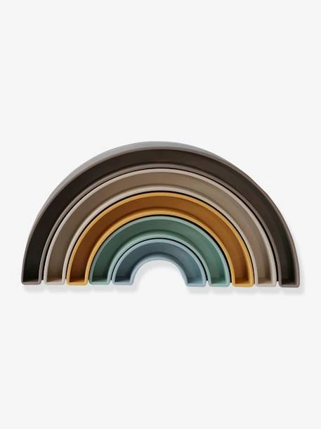 Arc-en-ciel à Empiler - MUSHIE Jaune - Mushie 3 Arc-en-ciel à Empiler - MUSHIE Jaune - Mushie