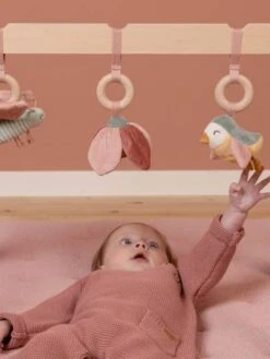 Arche Bois D'Éveil Oiseau - LITTLE DUTCH Rose Pâle - Little Dutch -Jouets et Rêves Soldes 2025 arche bois deveil oiseau little dutch 1