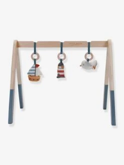 Arche En Bois D'Éveil Mouette Sailors Bay - LITTLE DUTCH Bleu Grisé - Little Dutch -Jouets et Rêves Soldes 2025 arche en bois deveil mouette sailors bay little dutch 2