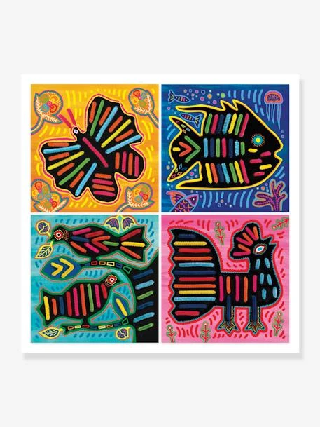 Art Kuna Et Fils Chenilles Tout Doux DJECO Vert - Djeco 4 Art Kuna Et Fils Chenilles Tout Doux DJECO Vert - Djeco – Image 2