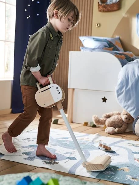 Aspirateur Balai En Bois FSC® Blanc - Vertbaudet 3 Aspirateur Balai En Bois FSC® Blanc - Vertbaudet