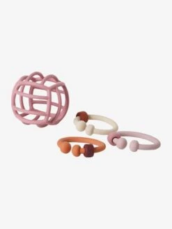 Balle Et Anneaux De Dentition En Silicone Multicolor - Vertbaudet -Jouets et Rêves Soldes 2025 balle et anneaux de dentition en silicone 2