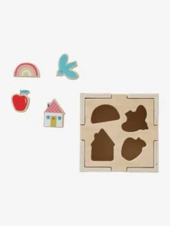 Boite Des Formes à Encastrer CROQUE LA VIE En Bois FSC® Rouge - Vertbaudet -Jouets et Rêves Soldes 2025 boite des formes a encastrer croque la vie en bois fsc 5