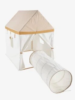 Cabane Maison En Tissu Multicolore - Vertbaudet -Jouets et Rêves Soldes 2025 cabane maison en tissu 2