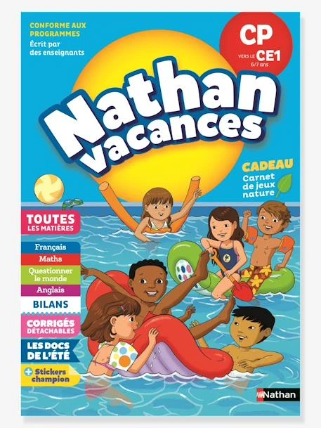 Cahier De Vacances 2022 Du CP Vers Le CE1 - Nathan Vacances - 6/7 ANS - NATHAN Bleu - Nathan 3 Cahier De Vacances 2022 Du CP Vers Le CE1 - Nathan Vacances - 6/7 ANS - NATHAN Bleu - Nathan