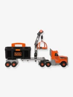 Camion De Bricolage Black+Decker SMOBY Orange/noir/gris - Smoby -Jouets et Rêves Soldes 2025 camion de bricolage blackdecker smoby 2