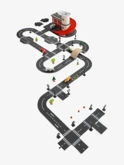 Circuit De Voitures En Bois FSC® Multicolore - Vertbaudet -Jouets et Rêves Soldes 2025 circuit de voitures en bois fsc 3