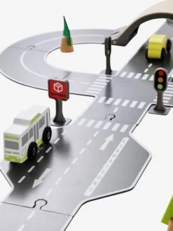 Circuit De Voitures En Bois FSC® Multicolore - Vertbaudet -Jouets et Rêves Soldes 2025 circuit de voitures en bois fsc 5