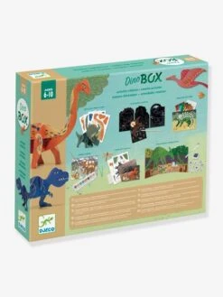 Coffret Le Monde Des Dinosaures DJECO Vert - Djeco -Jouets et Rêves Soldes 2025 coffret le monde des dinosaures djeco 2