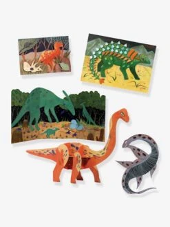 Coffret Le Monde Des Dinosaures DJECO Vert - Djeco -Jouets et Rêves Soldes 2025 coffret le monde des dinosaures djeco 4