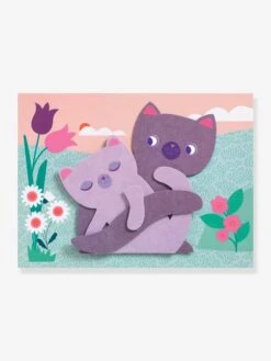 Collages Les Câlins DJECO Bleu - Djeco -Jouets et Rêves Soldes 2025 collages les calins djeco 3