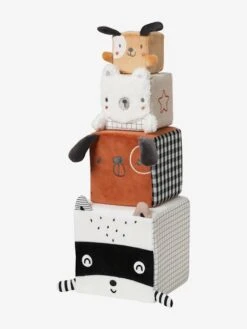 Cubes En Tissu MES PETITS JOUETS Multicolore - Vertbaudet