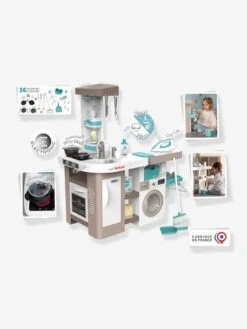 Cuisine Tefal Clean - SMOBY Blanc - Smoby -Jouets et Rêves Soldes 2025 cuisine tefal clean smoby 2