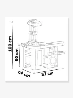 Cuisine Tefal Clean - SMOBY Blanc - Smoby -Jouets et Rêves Soldes 2025 cuisine tefal clean smoby 4