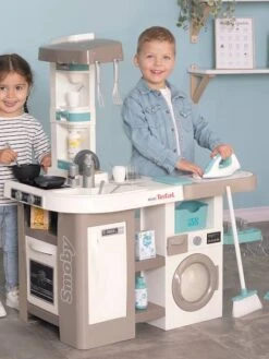 Cuisine Tefal Clean - SMOBY Blanc - Smoby -Jouets et Rêves Soldes 2025 cuisine tefal clean smoby 5