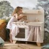 Cuisinette équipée Avec Rideau - En Bois FSC® Multicolore - Vertbaudet -Jouets et Rêves Soldes 2025 cuisinette equipee avec rideau en bois fsc