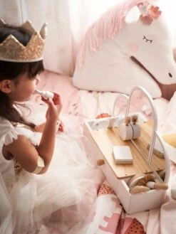 Déguisement De Princesse Avec Voile Et Couronne Rose - Vertbaudet -Jouets et Rêves Soldes 2025 deguisement de princesse avec voile et couronne 2