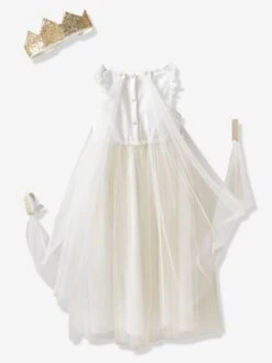 Déguisement De Princesse Avec Voile Et Couronne Rose - Vertbaudet -Jouets et Rêves Soldes 2025 deguisement de princesse avec voile et couronne 5