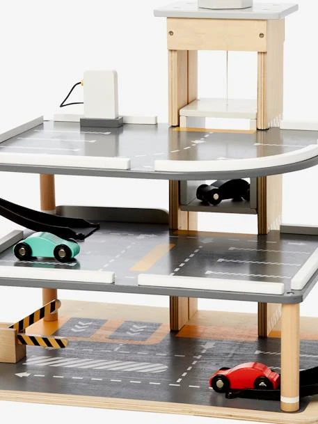 Garage En Bois 3 Niveaux En Bois FSC® Multicolore - Vertbaudet 8 Garage En Bois 3 Niveaux En Bois FSC® Multicolore - Vertbaudet – Image 6