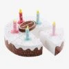 Gâteau D'anniversaire En Bois FSC® Multicolore - Vertbaudet -Jouets et Rêves Soldes 2025 gateau danniversaire en bois fsc