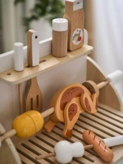 Grill Barbecue à Poser En Bois FSC® Beige - Vertbaudet -Jouets et Rêves Soldes 2025 grill barbecue a poser en bois fsc 3