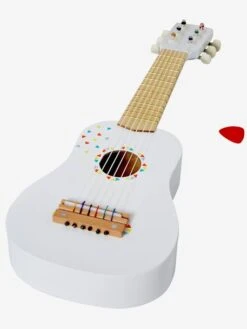 Guitare En Bois FSC® Blanc - Vertbaudet -Jouets et Rêves Soldes 2025 guitare en bois fsc 2