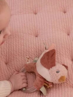Hochet Oiseau Flowers - LITTLE DUTCH Rose Pâle - Little Dutch -Jouets et Rêves Soldes 2025 hochet oiseau flowers little dutch 2