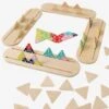 Jeu Tridominos Des Couleurs En Bois FSC® Multicolore - Vertbaudet -Jouets et Rêves Soldes 2025 jeu tridominos des couleurs en bois fsc