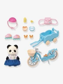 Jouets et Rêves Soldes 2025 -Jouets et Rêves Soldes 2025 la fille panda son velo et sa remorque sylvanian families 1