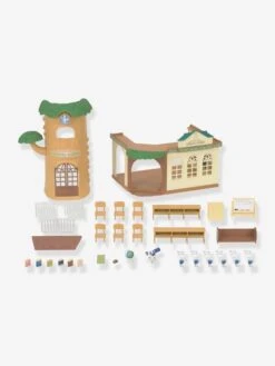 L'école De La Forêt SYLVANIAN FAMILIES Marron Clair Uni Avec Decor - Sylvanian -Jouets et Rêves Soldes 2025 lecole de la foret sylvanian families 1
