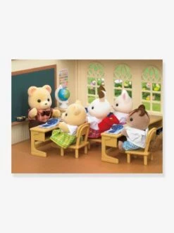 L'école De La Forêt SYLVANIAN FAMILIES Marron Clair Uni Avec Decor - Sylvanian -Jouets et Rêves Soldes 2025 lecole de la foret sylvanian families 5