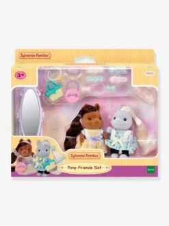 Les Amies Poney Et Leur Kit De Coiffure - SYLVANIAN FAMILIES Blanc - Sylvanian
