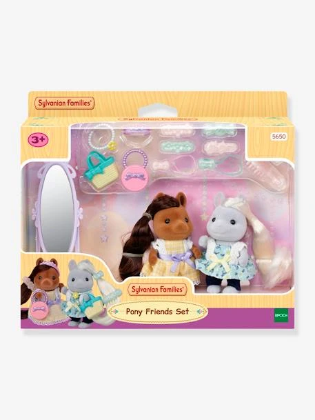 Les Amies Poney Et Leur Kit De Coiffure - SYLVANIAN FAMILIES Blanc - Sylvanian 3 Les Amies Poney Et Leur Kit De Coiffure - SYLVANIAN FAMILIES Blanc - Sylvanian