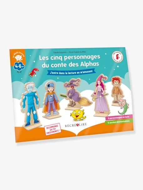 Les Cinq Personnages De La Planète Des Alphas RÉCRÉALIRE Bleu - Recrealire 4 Les Cinq Personnages De La Planète Des Alphas RÉCRÉALIRE Bleu - Recrealire – Image 2