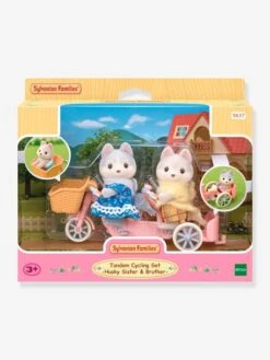 Les Frères Et Sœurs Husky Et Leur Tandem - SYLVANIAN FAMILIES Blanc - Sylvanian -Jouets et Rêves Soldes 2025 les freres et soeurs husky et leur tandem sylvanian families 1