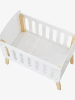 Lit Poupon Sur Pieds En Bois FSC® Blanc - Vertbaudet -Jouets et Rêves Soldes 2025 lit poupon sur pieds en bois fsc 2