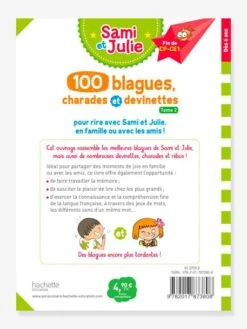 Livre éducatif Sami Et Julie - 100 Blagues, Charades Et Devinettes - Tome 2 - HACHETTE ÉDUCATION Blanc - Hachette 8 Livre éducatif Sami Et Julie - 100 Blagues, Charades Et Devinettes - Tome 2 - HACHETTE ÉDUCATION Blanc - Hachette -Jouets et Rêves Soldes 2025 livre educatif sami et julie 100 blagues charades et devinettes tome 2 hachette education 1