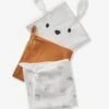 Lot De 3 Langes MINI COMPAGNIE En Gaze De Coton Bio* 2 écrus Imprimés + 1 Uni Caram - Vertbaudet -Jouets et Rêves Soldes 2025 lot de 3 langes mini compagnie en gaze de coton bio