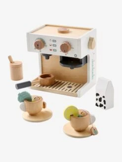 Machine à Café Et à Thé En Bois FSC® Multicolore - Vertbaudet -Jouets et Rêves Soldes 2025 machine a cafe et a the en bois fsc 5