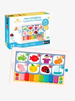 Mes Comptines à Jouer Et à Chanter NATHAN Multicolore - Nathan -Jouets et Rêves Soldes 2025 mes comptines a jouer et a chanter nathan 1