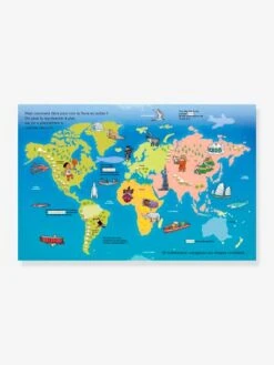 Mes Docs à Coller - Mon Premier Petit Atlas - ÉDITIONS MILAN Blanc - Hachette -Jouets et Rêves Soldes 2025 mes docs a coller mon premier petit atlas editions milan 2