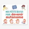 Mes Petits Gestes Pour Devenir Autonome - TOURBILLON Blanc - Hachette -Jouets et Rêves Soldes 2025 mes petits gestes pour devenir autonome tourbillon