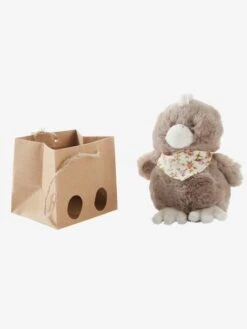 Mini Peluche Poussin Gris Clair - Vertbaudet