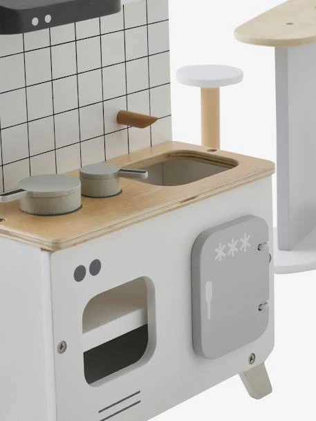 Mobilier De Cuisine Pour Poupée Mannequin En Bois FSC® Blanc - Vertbaudet 7 Mobilier De Cuisine Pour Poupée Mannequin En Bois FSC® Blanc - Vertbaudet – Image 5