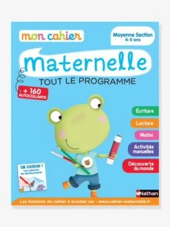Mon Cahier Maternelle - Moyenne Section - 4/5 Ans - NATHAN Bleu - Nathan
