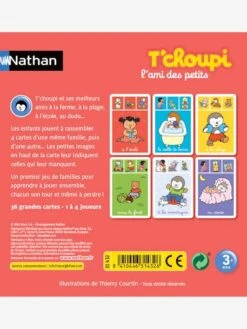Mon Premier Jeu De Familles T'choupi NATHAN Rouge - Nathan 11 Mon Premier Jeu De Familles T'choupi NATHAN Rouge - Nathan -Jouets et Rêves Soldes 2025 mon premier jeu de familles tchoupi nathan 4
