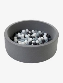 Parc à Balles En Mousse + 200 Balles Gris - Vertbaudet 12 Parc à Balles En Mousse + 200 Balles Gris - Vertbaudet -Jouets et Rêves Soldes 2025 parc a balles en mousse 200 balles 4