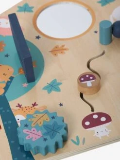 Planche D'activités Forêt Enchantée En Bois FSC® Beige - Vertbaudet -Jouets et Rêves Soldes 2025 planche dactivites foret enchantee en bois fsc 4